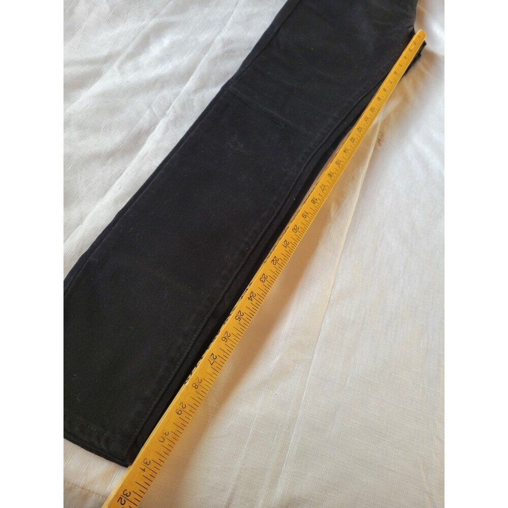 Levi's Womens Black Cotton Blend Curvy Skinny Jeans Solid Size 27 - Picture 8 of 10